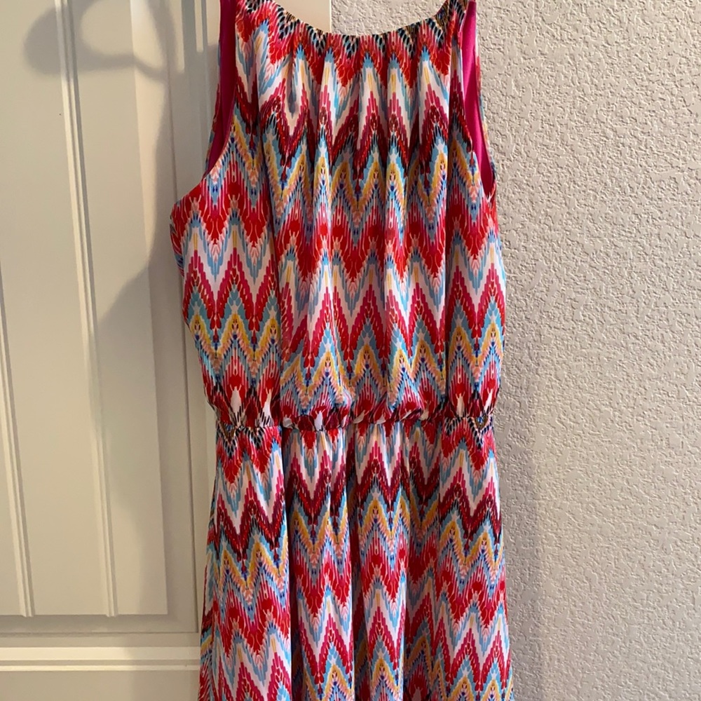 Colorful Spring Tank Dress